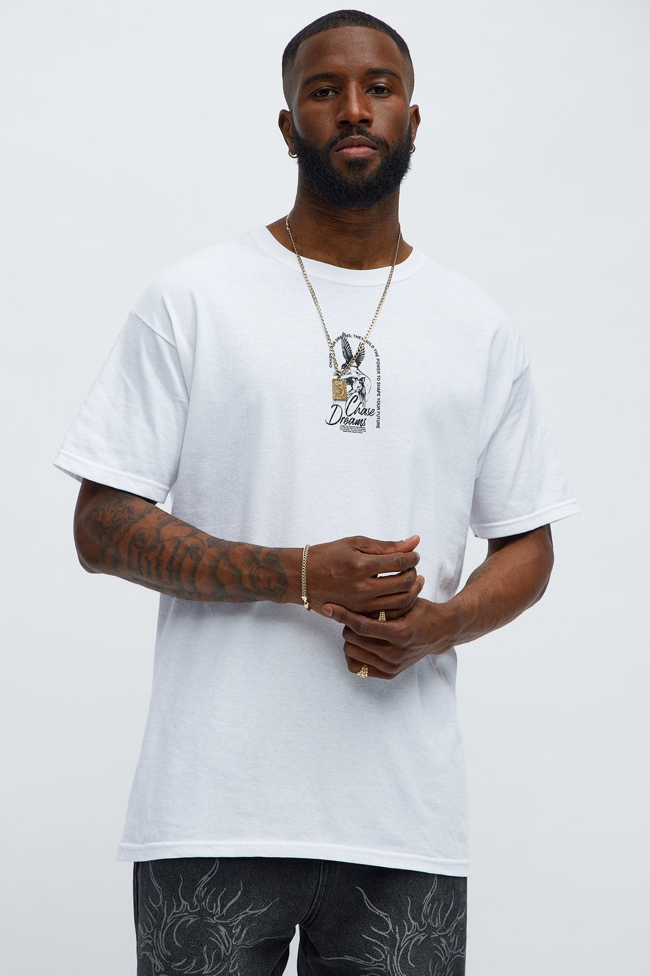 Chase Your Dream Short Sleeve Tee - White Product Image