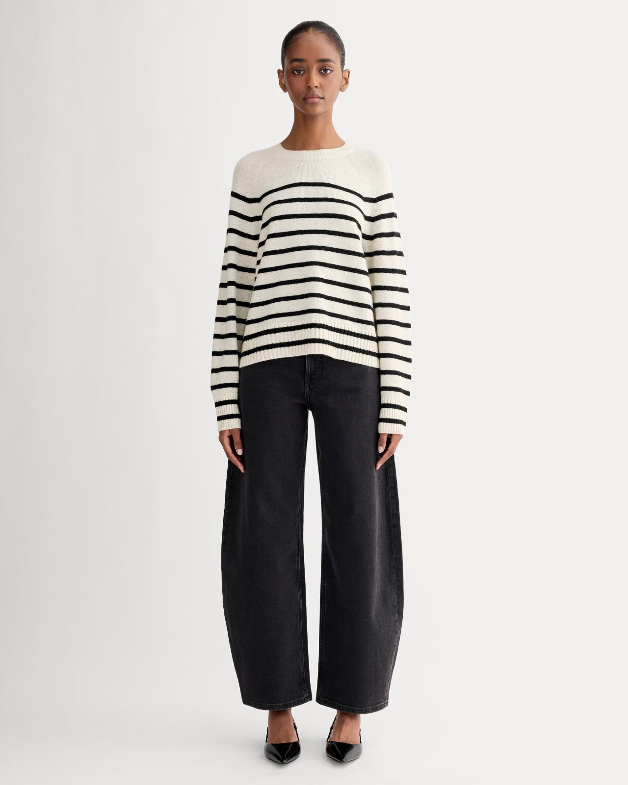 The Boxy Crew in Cashmere Product Image