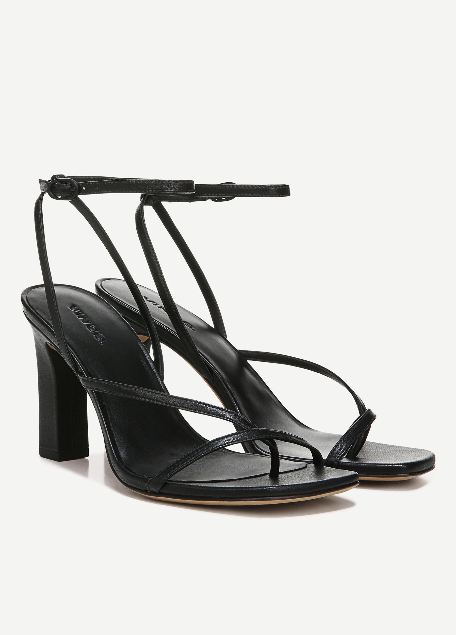 Womens Qiana Sandal, Black, Size 5.5 Vince Product Image