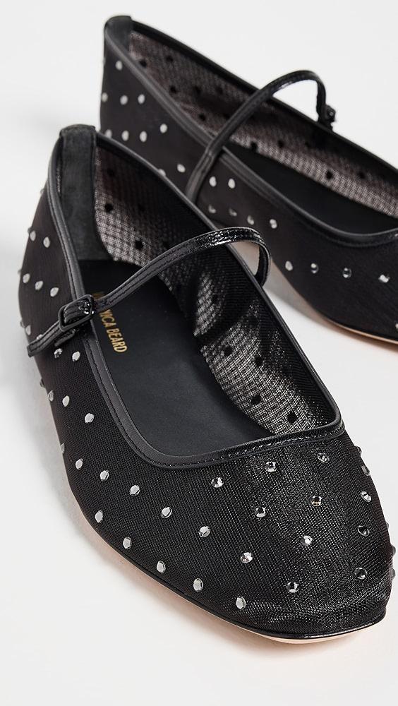 Veronica Beard Ellie Mesh Crystal Flats | Shopbop Product Image