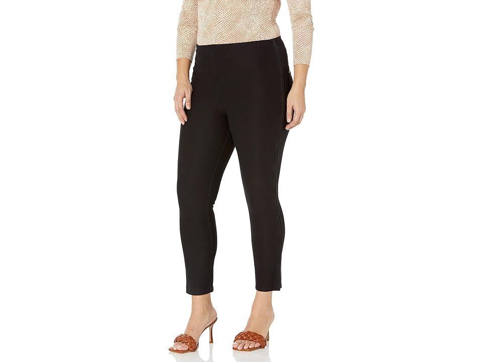 Lysse Park Leggings (Repreve Knit Denim) in Black (Indigo) Women's Jeans Product Image