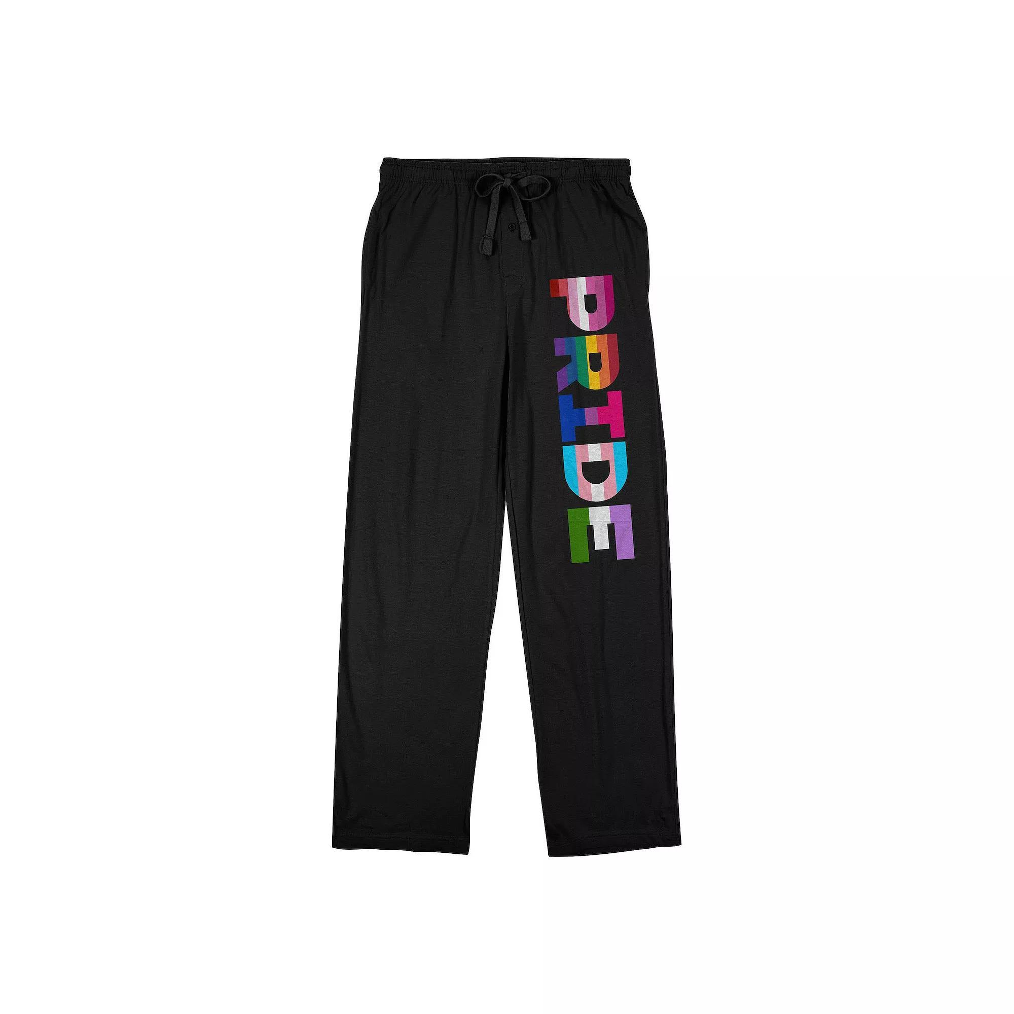 Mens Pride Rainbow Pajama Pants Product Image