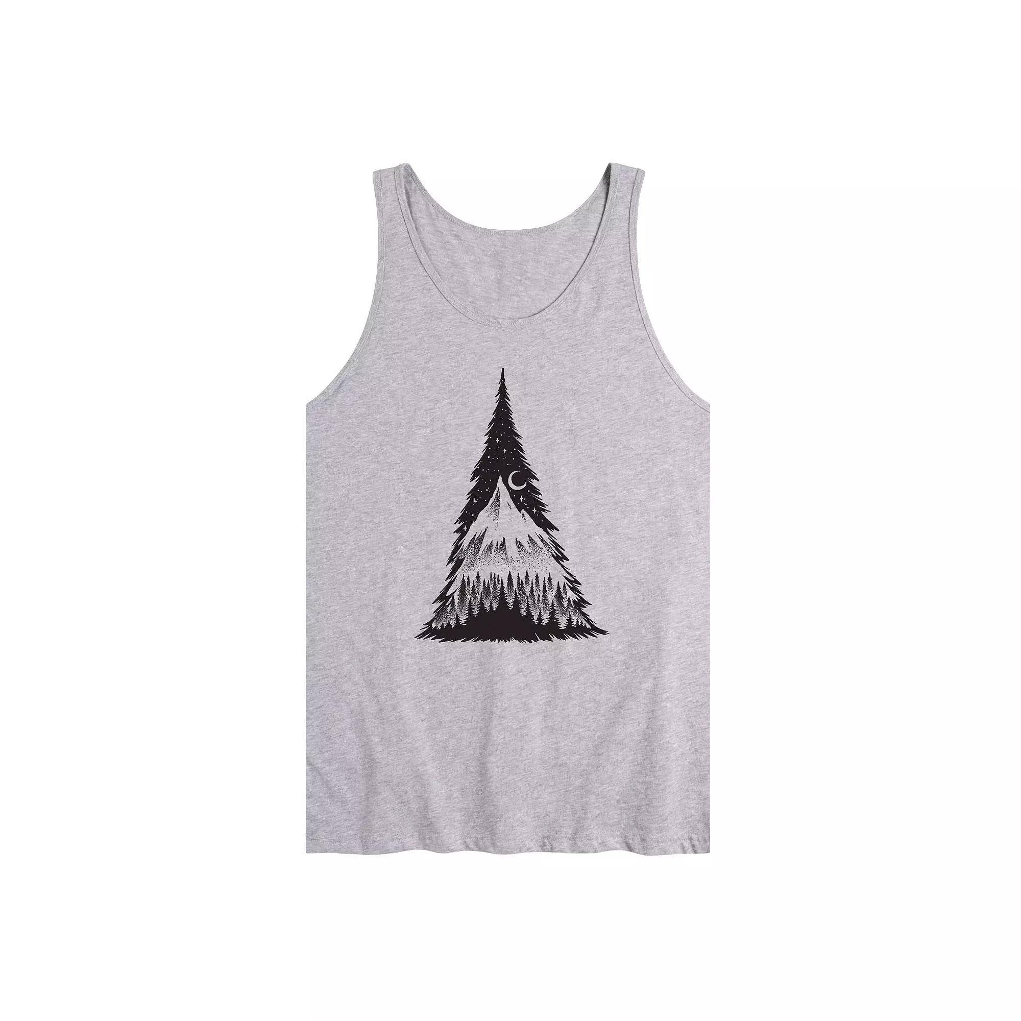 Mens Tree Silhouette Tank Top Product Image