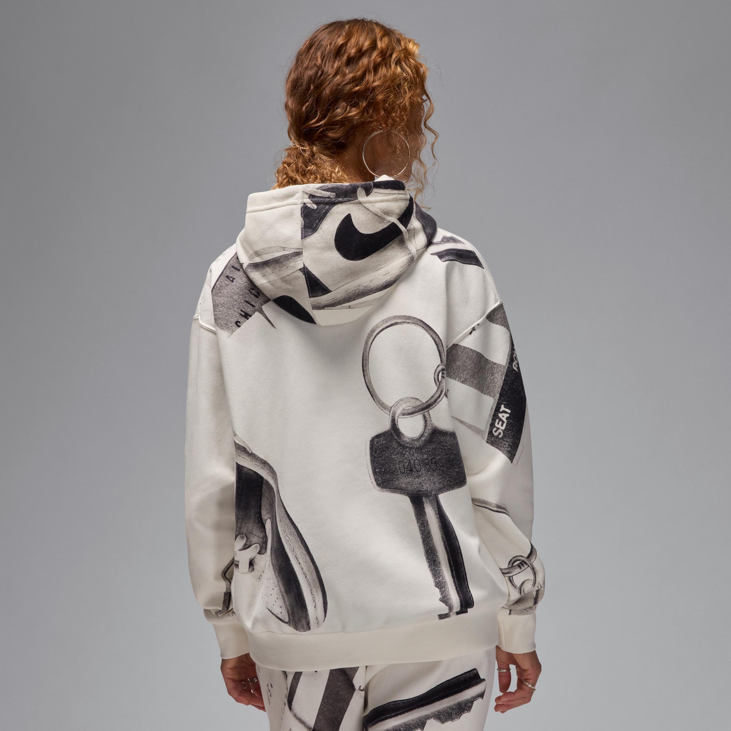 Jordan Brooklyn Fleece Women's Printed Pullover Hoodie Product Image