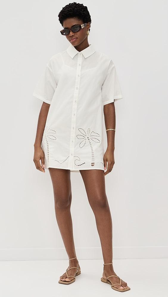 MINKPINK Romina Broderie Shirt Dress | Shopbop Product Image