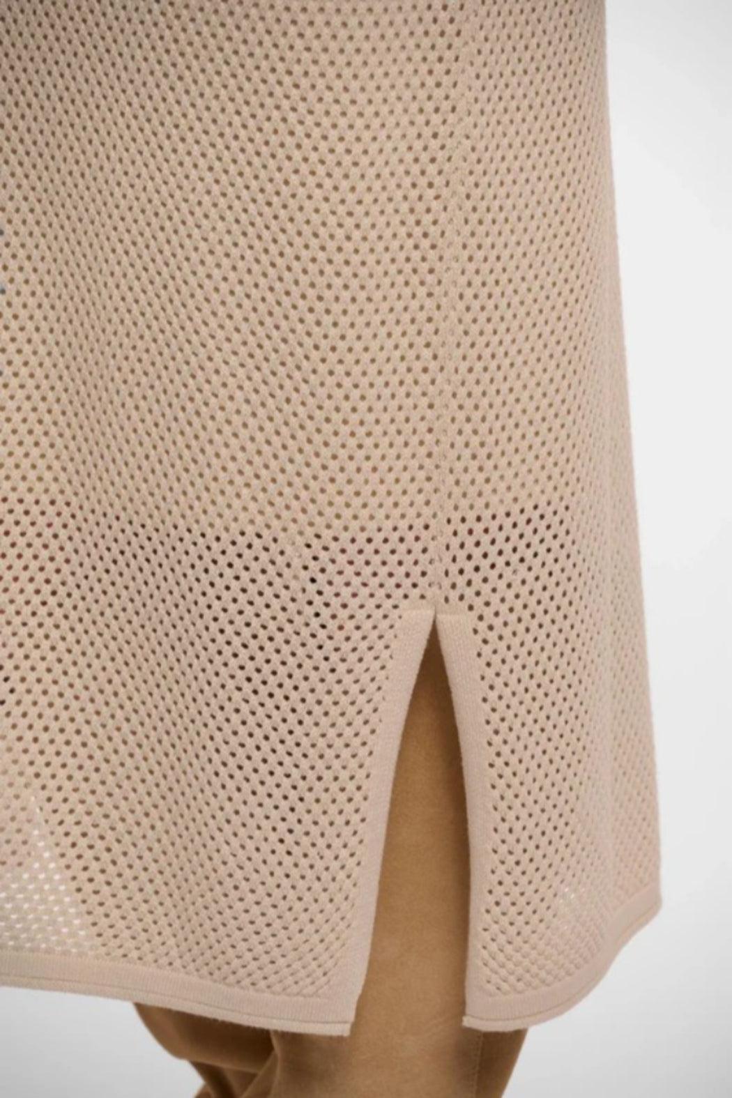 Birch Open Knit Midi Skirt Product Image