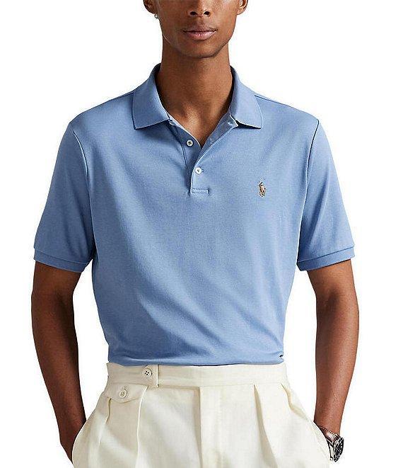 Polo Ralph Lauren Big & Tall Classic Fit Soft Cotton Multi-Colored Pony Polo Shirt Product Image
