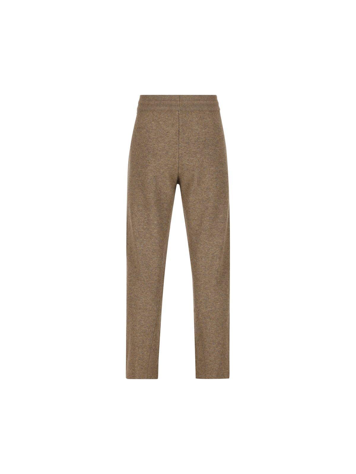 LORO PIANA Drawstring Knit Pants In Tundra Melange Product Image