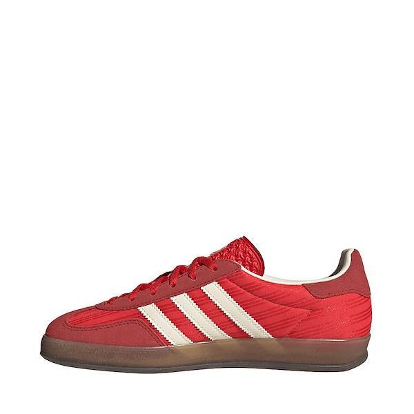 Womens adidas Gazelle Indoor Athletic Shoe - Red / Better / Cream White Product Image