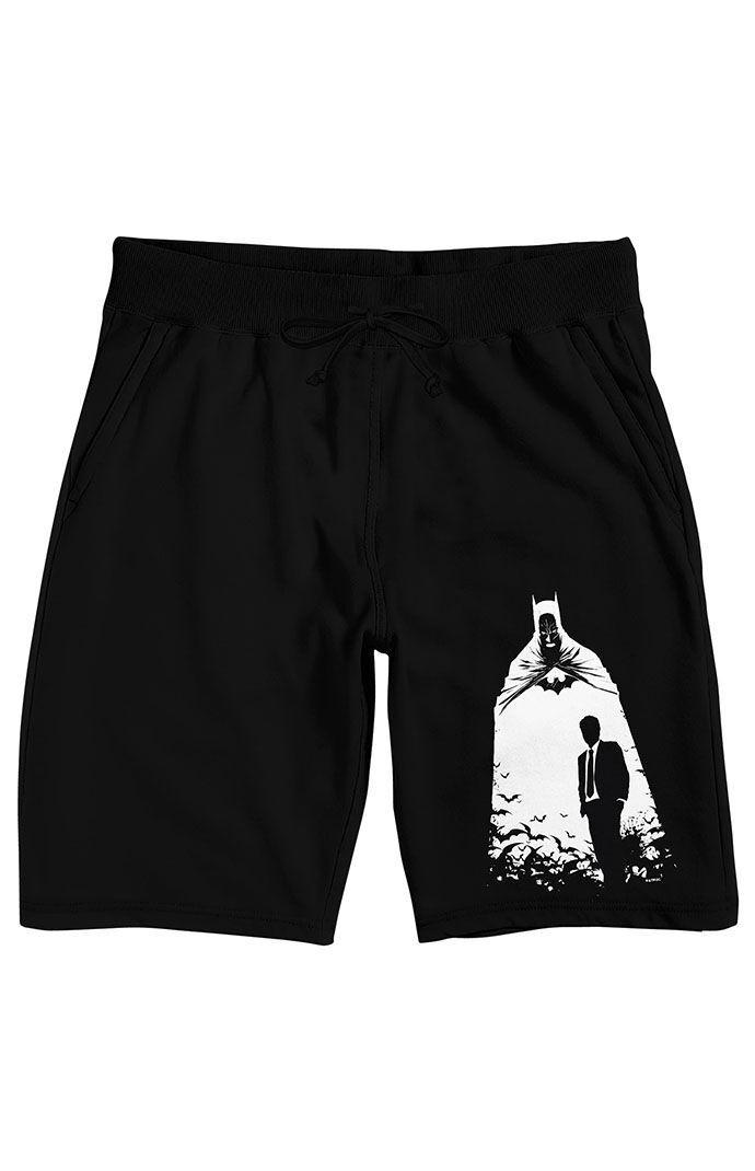 Men's Garfield Halloween Cat Pajama Shorts, Size: Small, Black Product Image