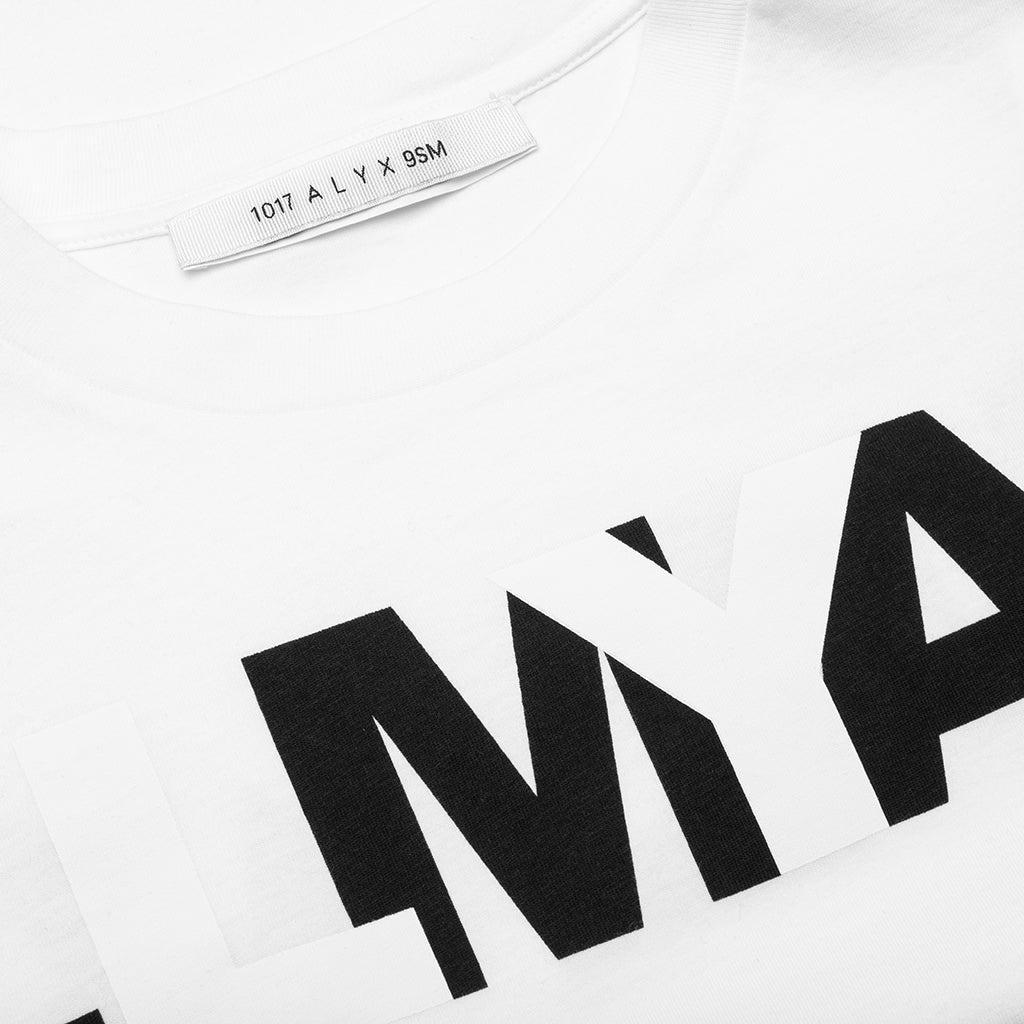 Inverted Logo S/S Tee - White Male Product Image