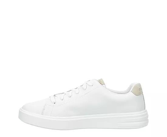 Cole Haan Grand+ Court Men's Leather Sneakers, Size: 11.5 Medium, Optic White White Product Image