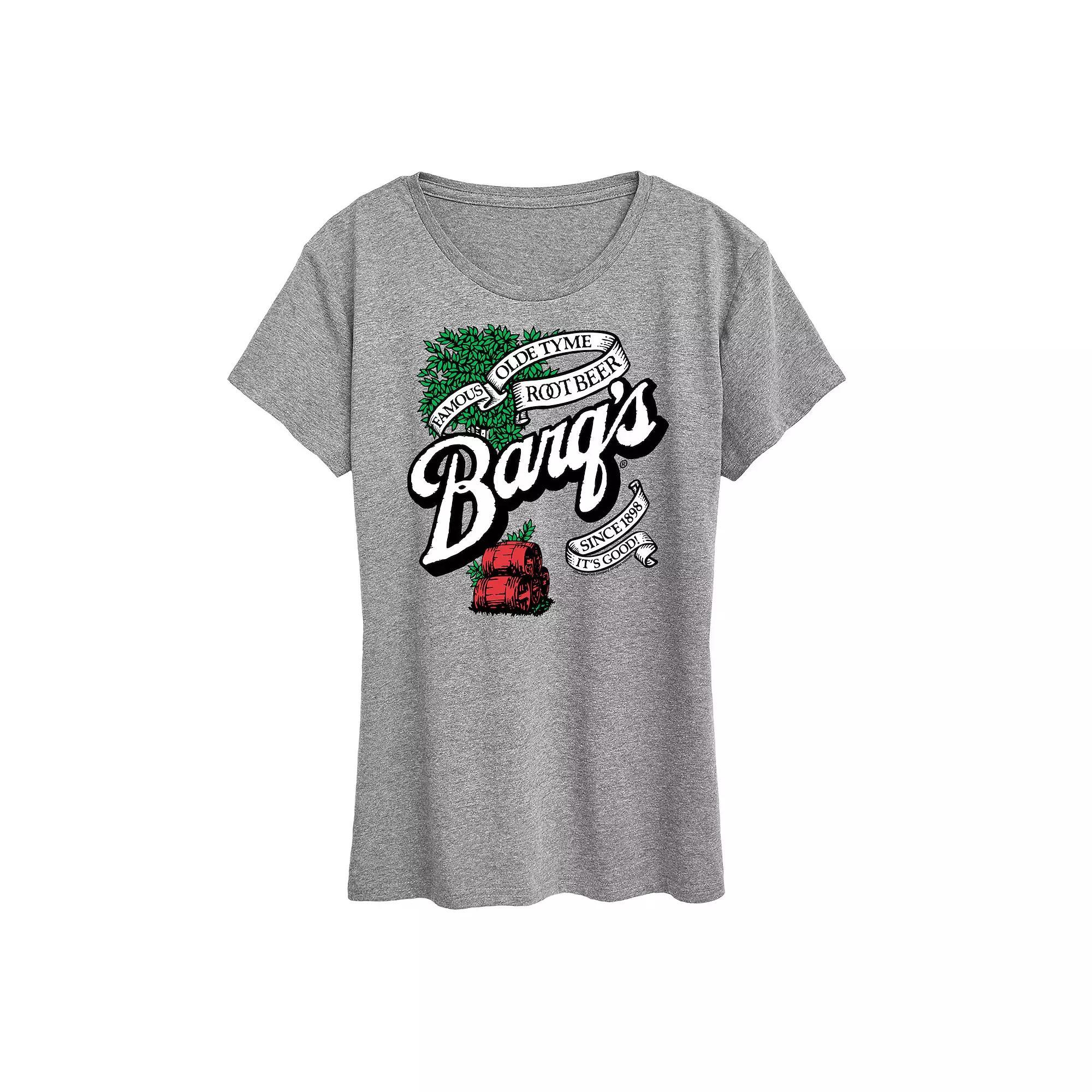 Womens Coca-Cola Barqs Graphic Tee, Girls Grey Gray Product Image