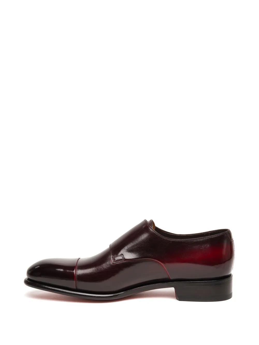 leather monk shoes Product Image