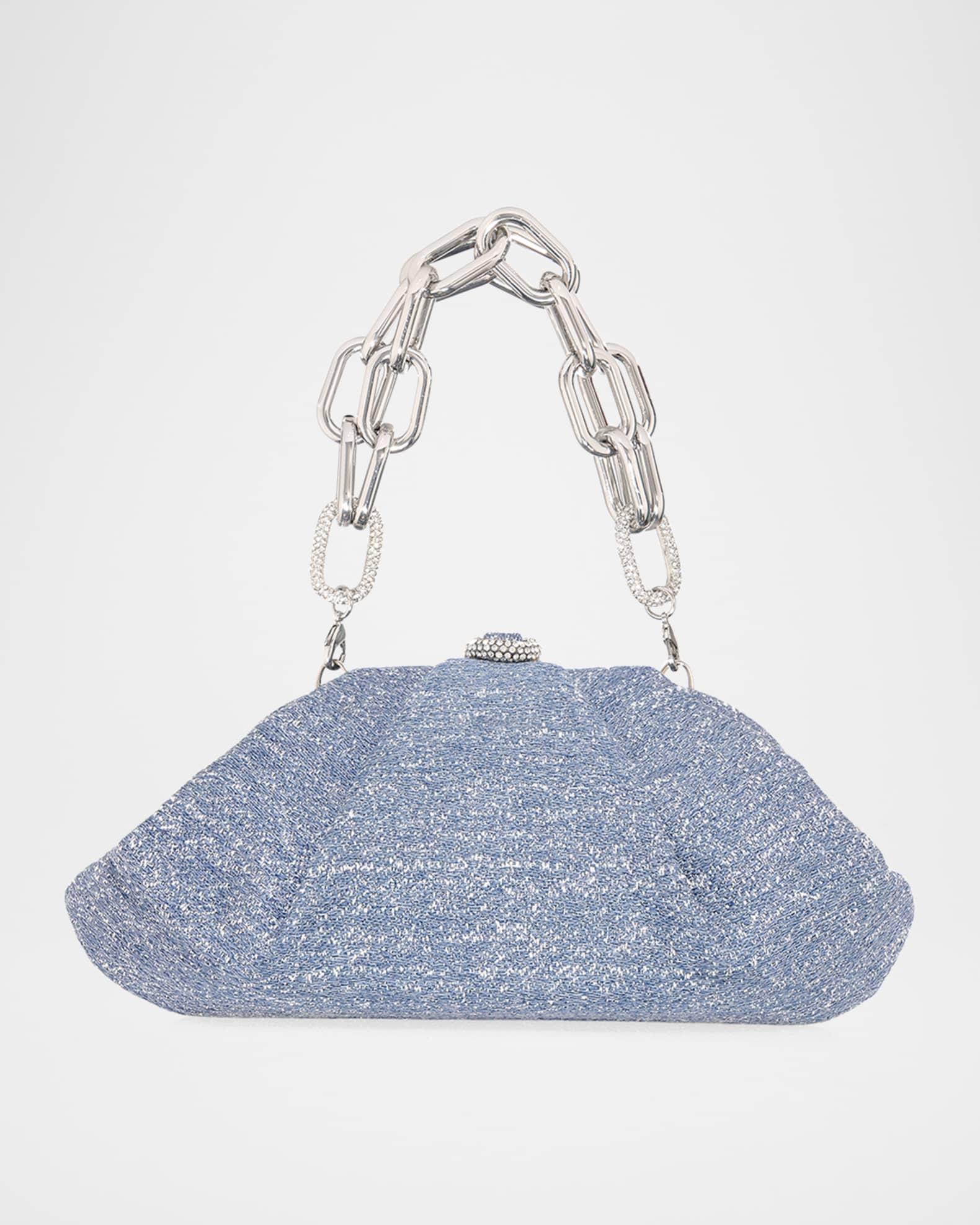 Gemma Bicolor Metallic Top-Handle Bag Product Image