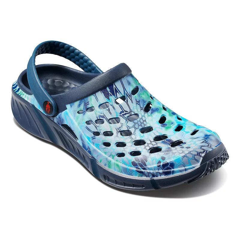 Joybees Adult Trekking Clog Sandals - Dark Blue/Light Blue 7 Product Image
