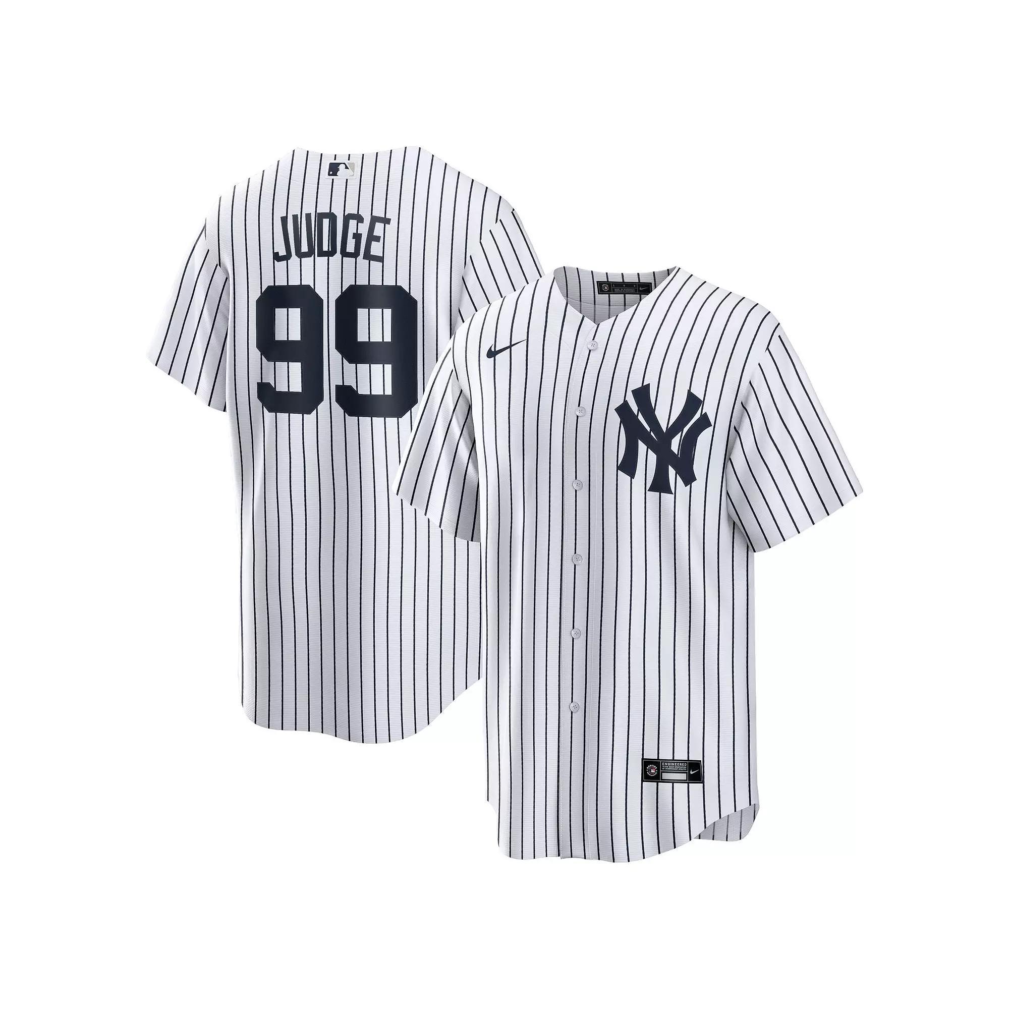 Men's Nike Aaron Judge White New York Yankees Home Replica Player Name Jersey, Size: Small Product Image