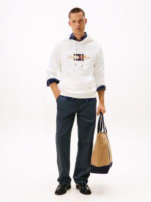 Embroidered Gold Logo Hoodie Product Image