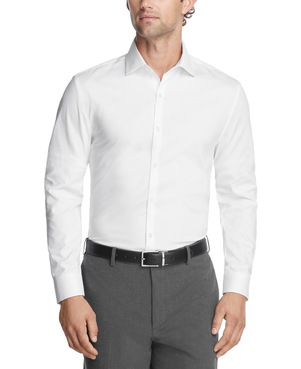 Kenneth Cole Reaction Mens Slim-Fit Flex Stretch Dress Shirt Product Image