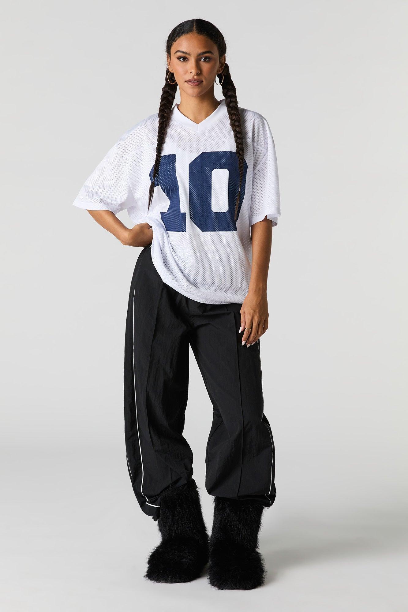Graphic Mesh Football Jersey Female Product Image