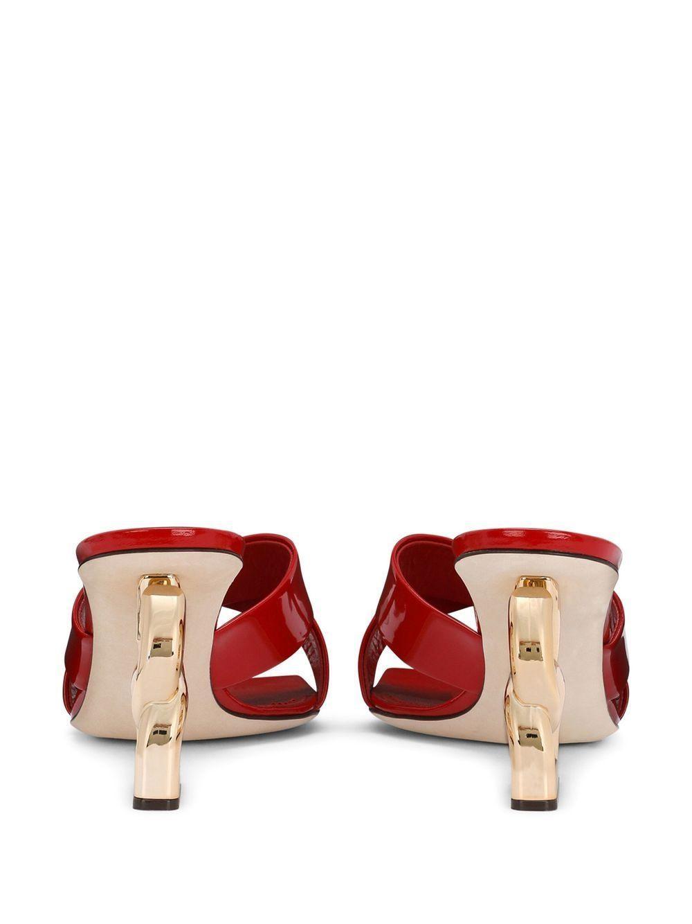 3.5 75mm patent leather mules Product Image