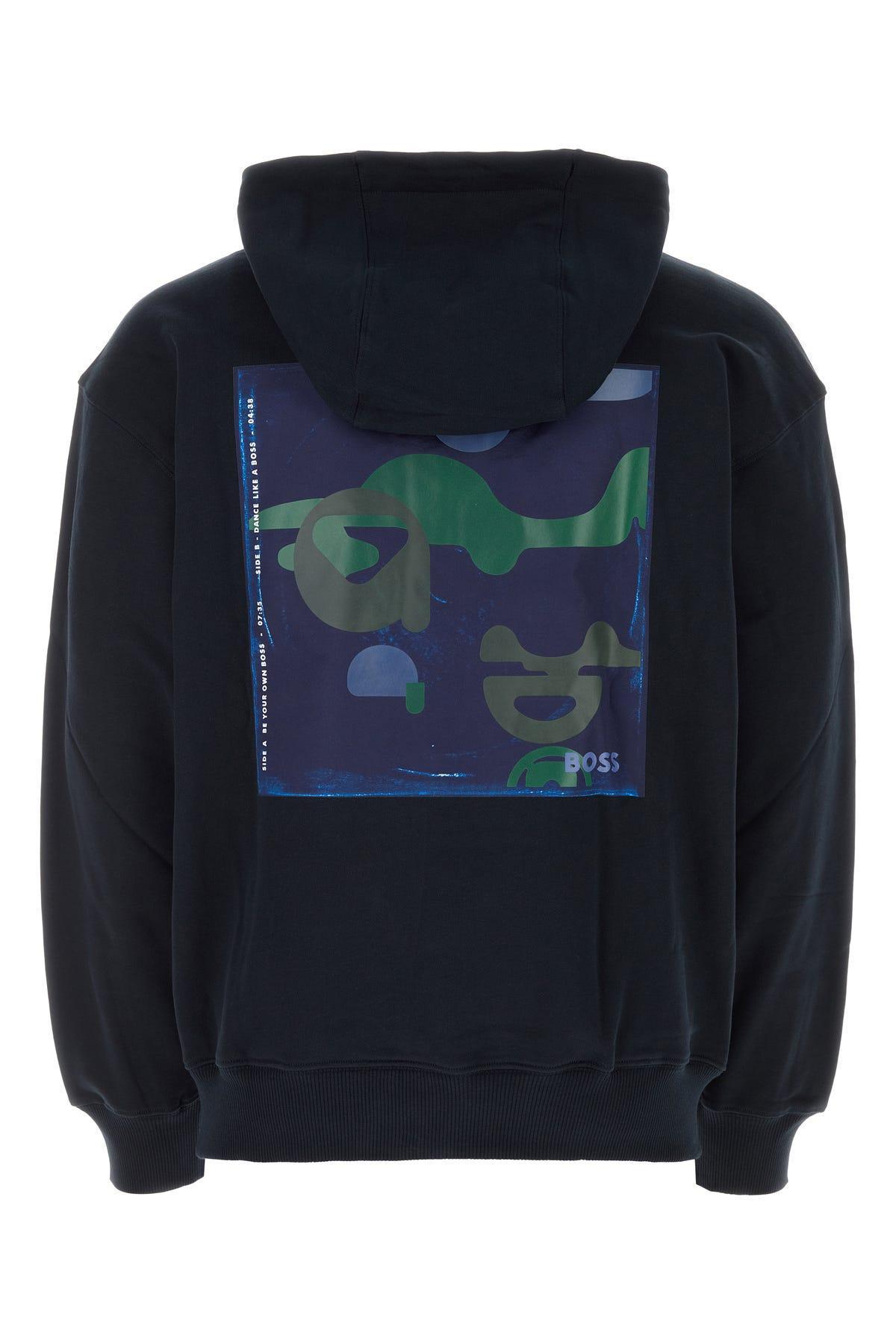 HUGO BOSS Boss Sweatshirts In Blue Product Image