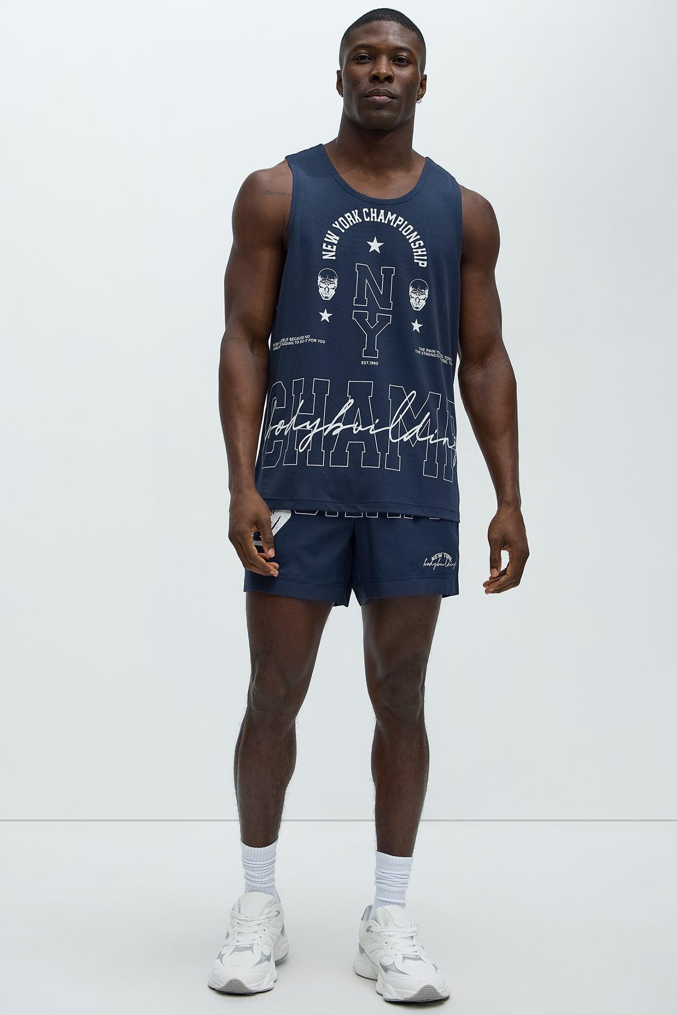 NY Champ Active Tank Top - Navy Product Image