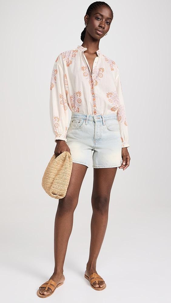 Alix of Bohemia Poet Papaya Aster Blouse | Shopbop Product Image