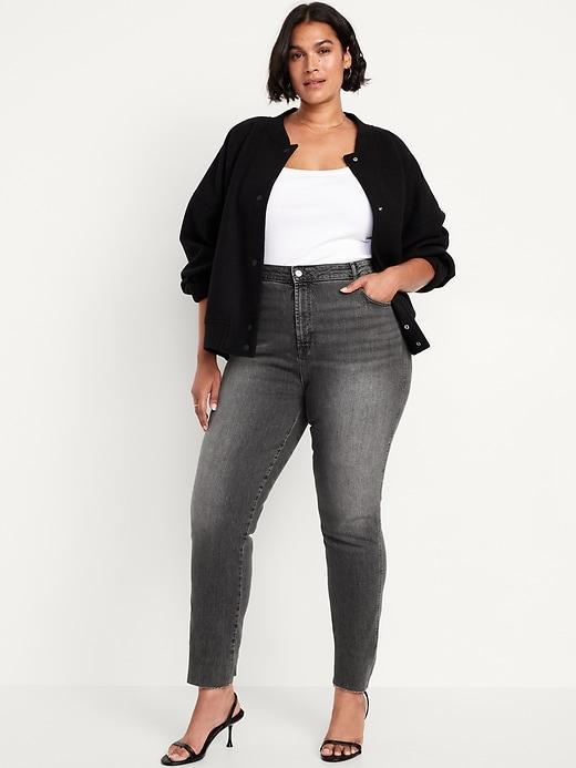 High-Waisted Vintage Slim Jeans Product Image