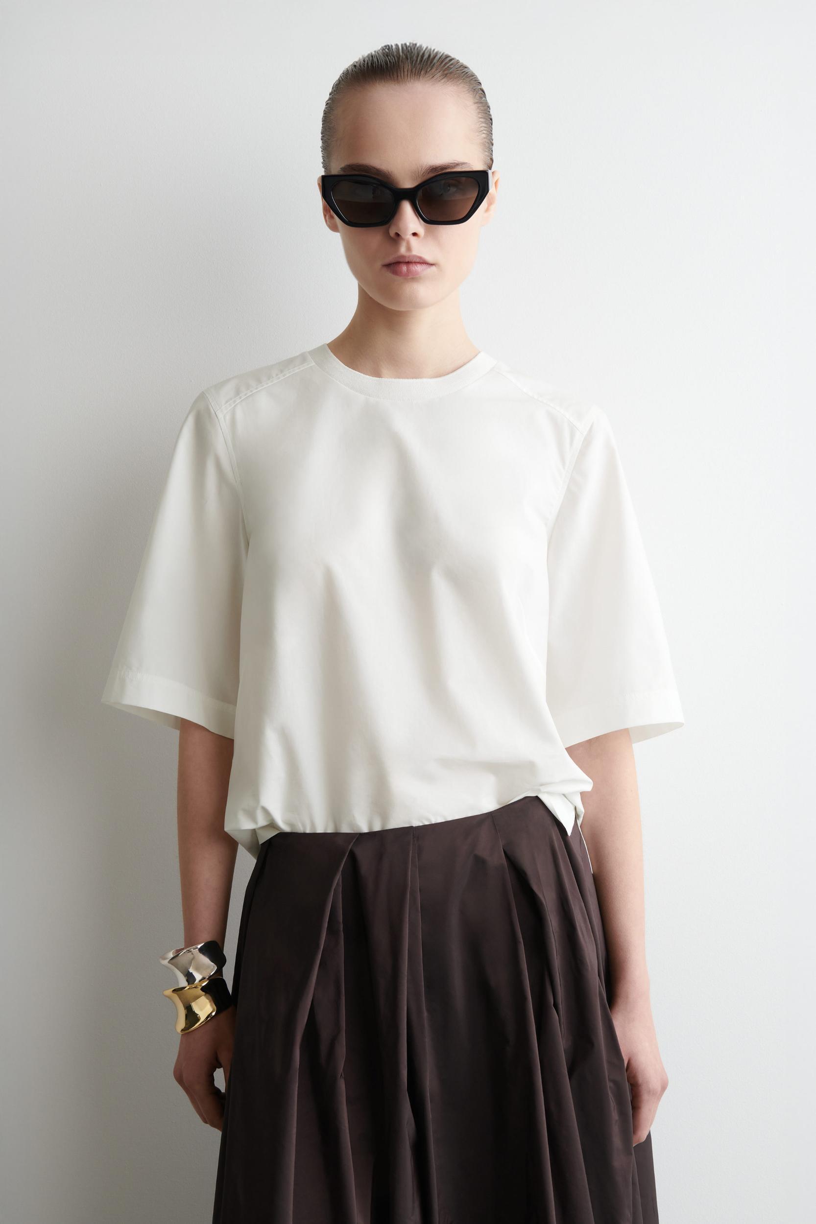 WOVEN COTTON TOP Product Image