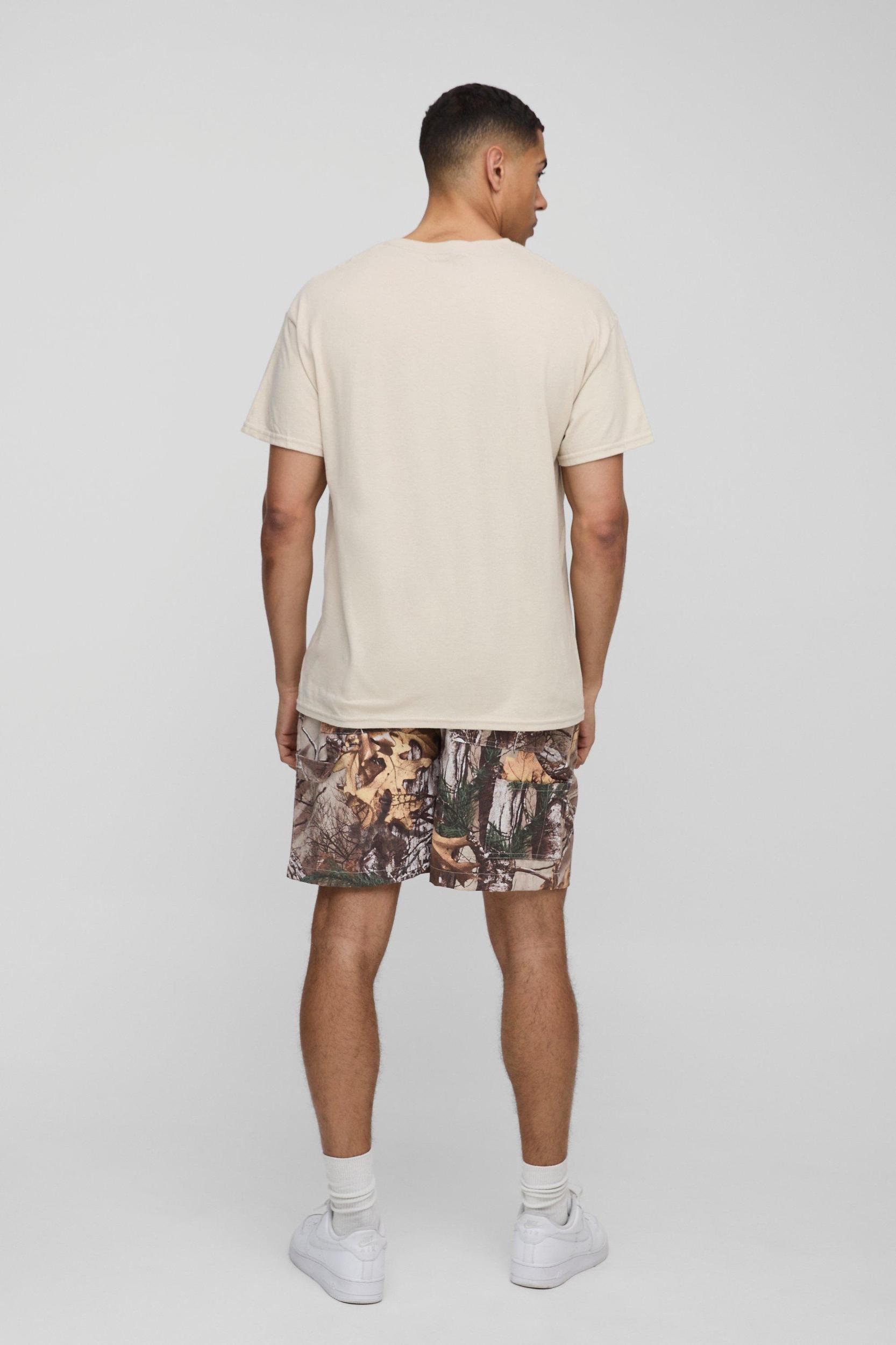 Oversized Iron Maiden License Graphic T Shirt | boohooMAN USA Product Image