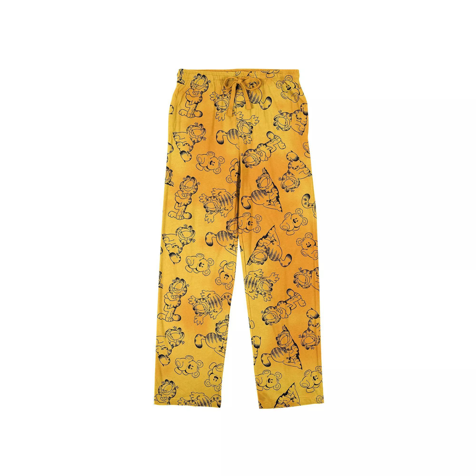 Men's Garfield Orange Sleep Pants, Size: XL Product Image