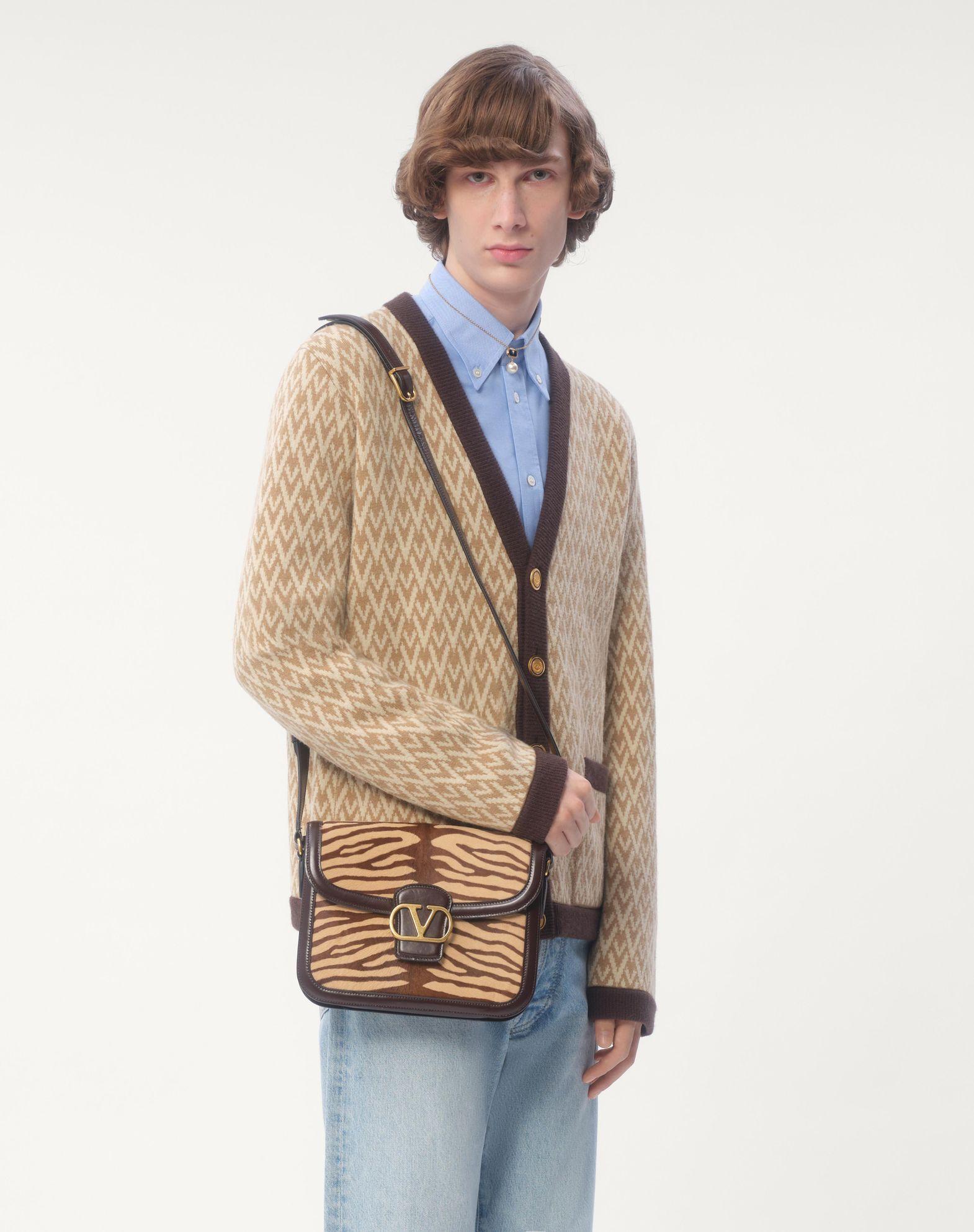 Wool Cardigan With Toute La V Pattern Product Image