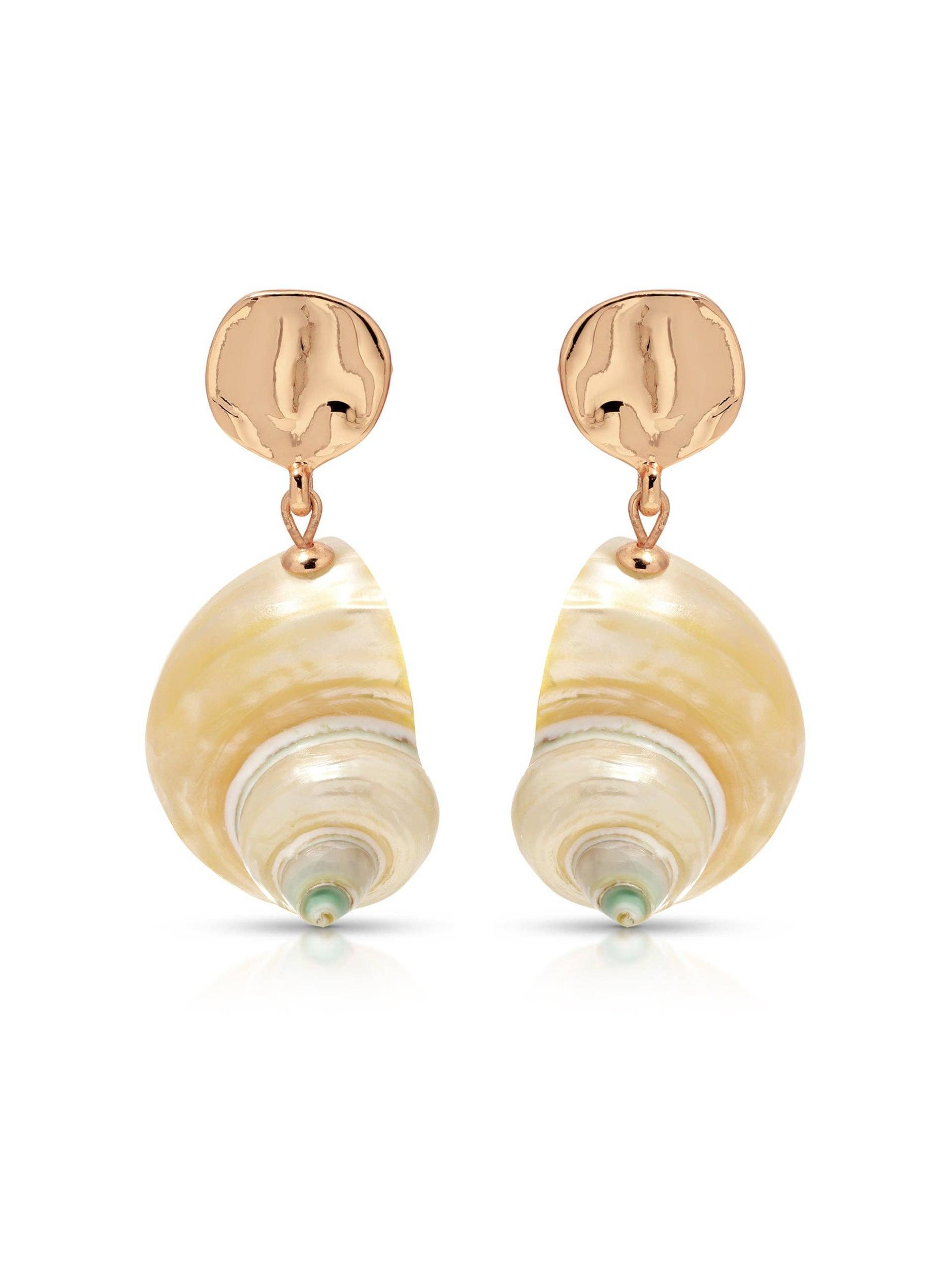 Sunken Treasure Shell Earrings Product Image