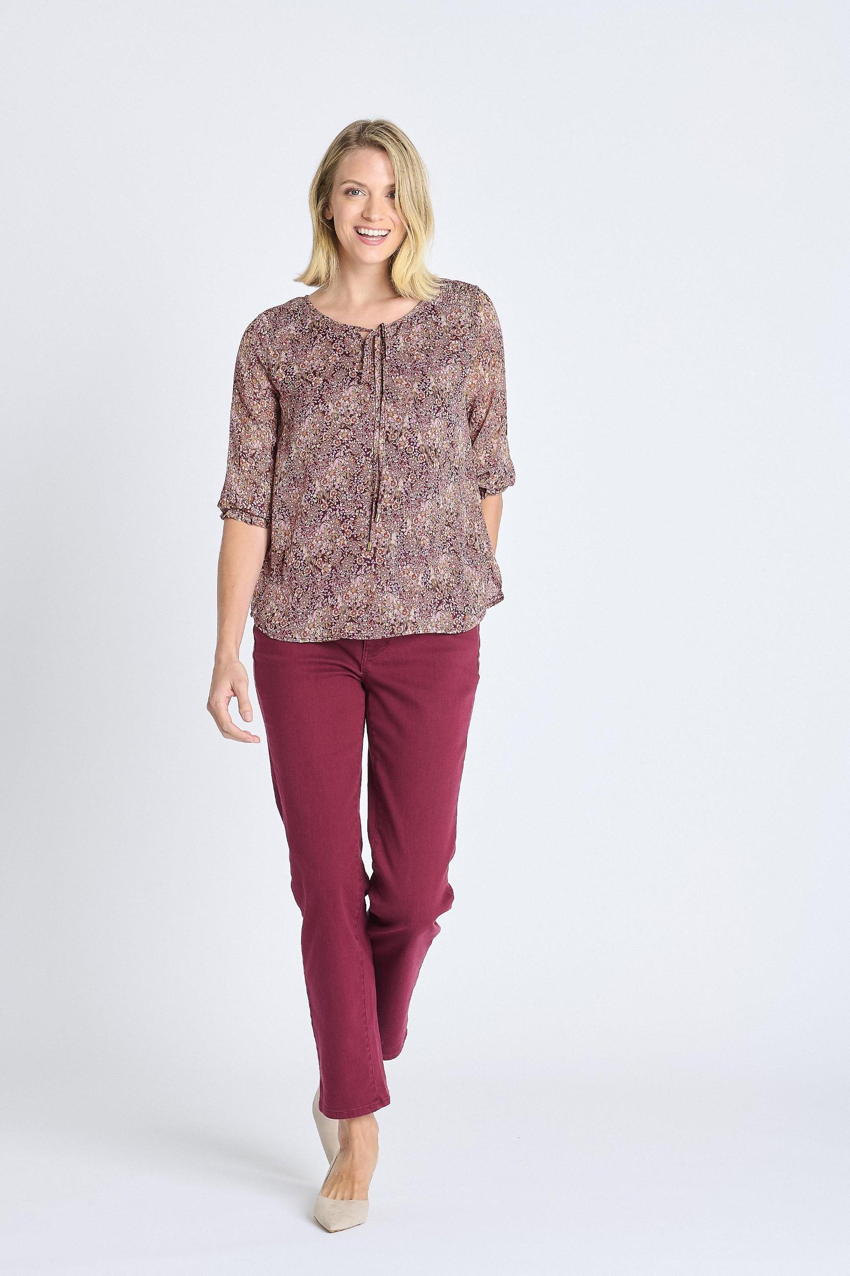 Westport Signature 5 Pocket Colored Denim Straight Leg Jean Product Image