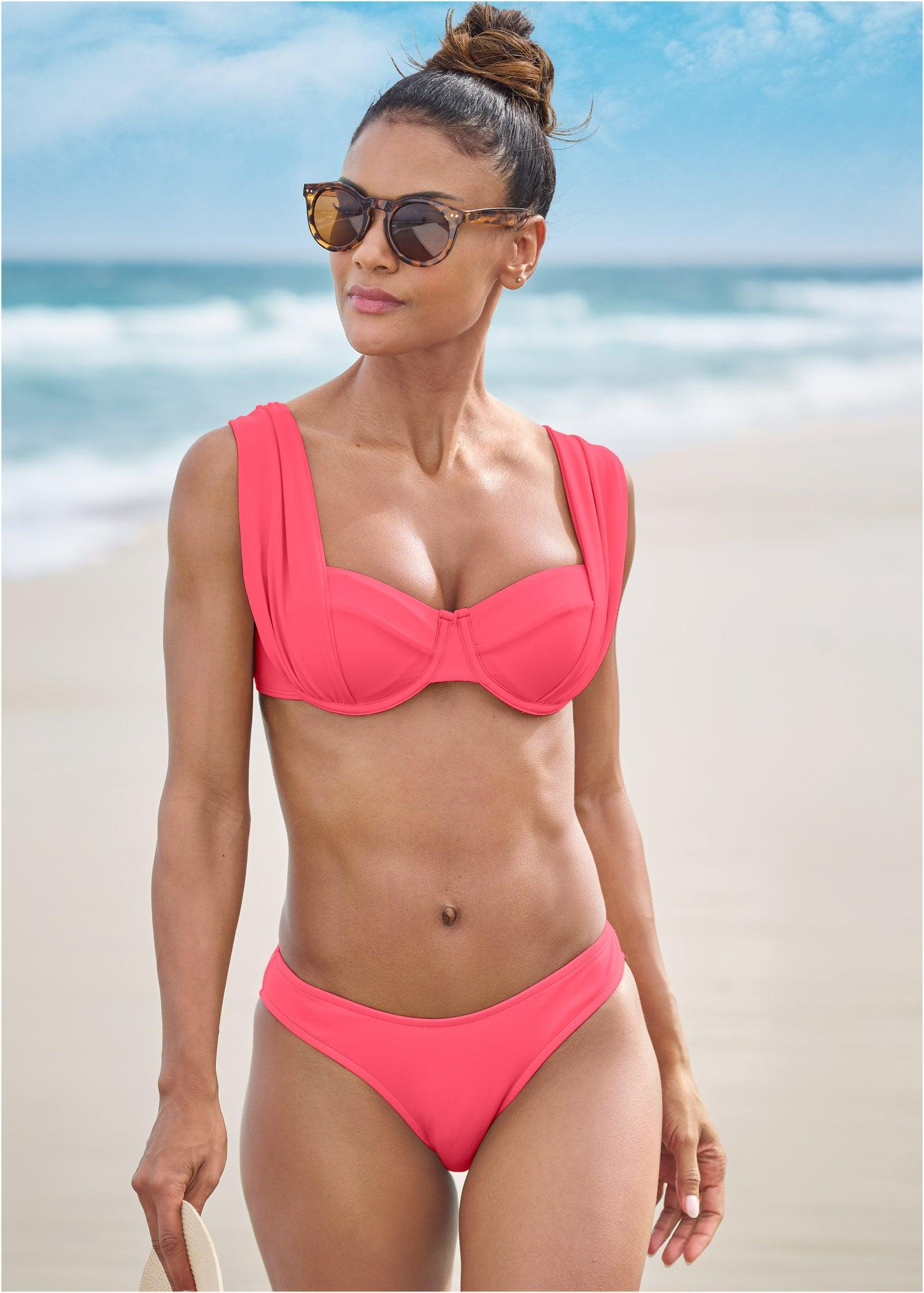 The Uplift Marilyn Top - Sunset Pink Product Image