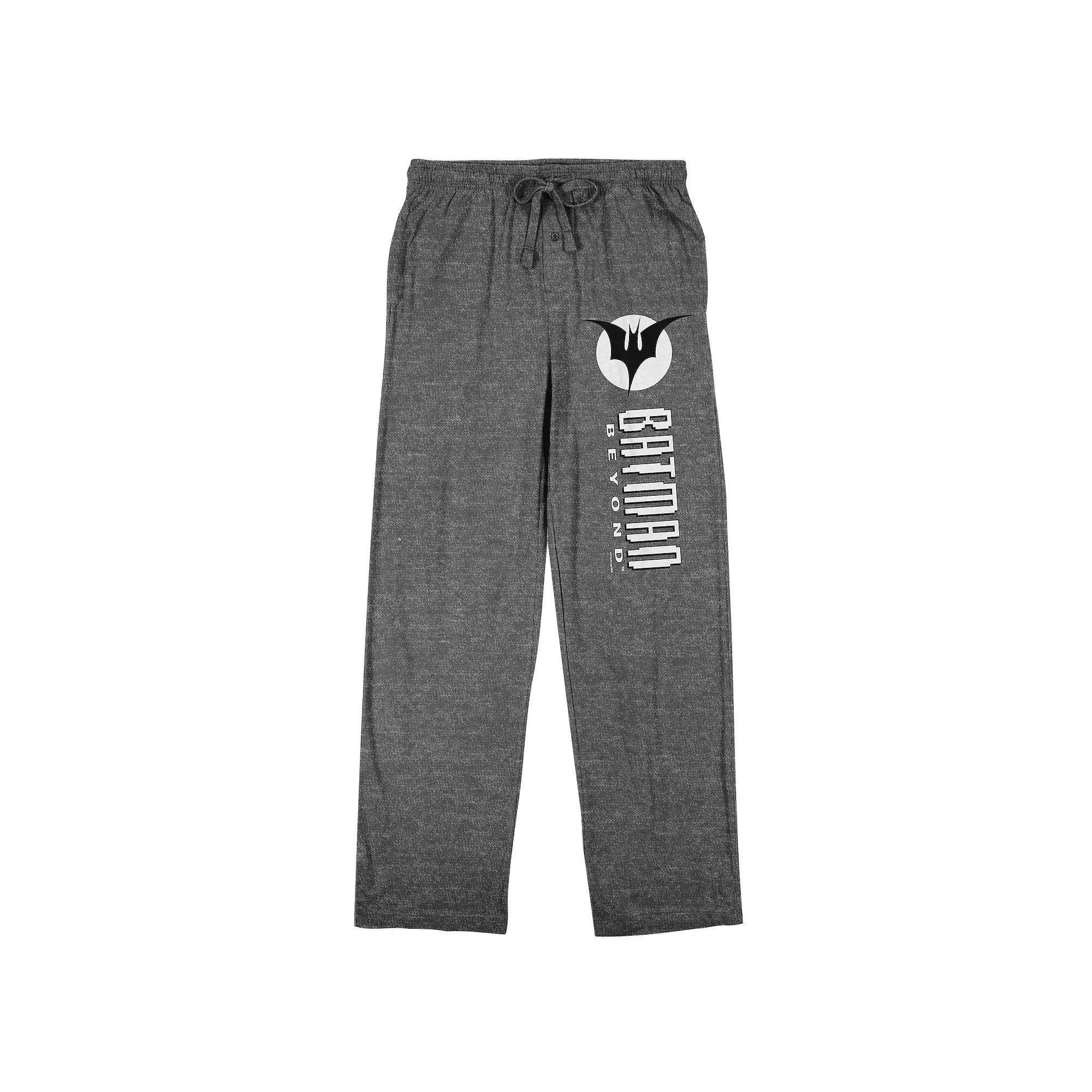 Men's Batman Beyond Logo Pajama Pants, Size: Medium, Medium Gray Product Image