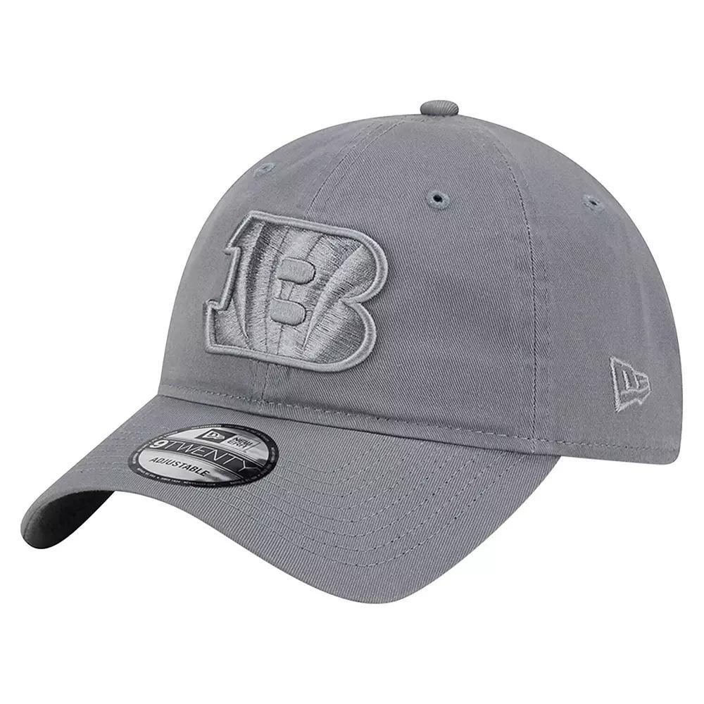 Men's New Era Gray Cincinnati Bengals Color Pack 9TWENTY Adjustable Hat, Grey Product Image