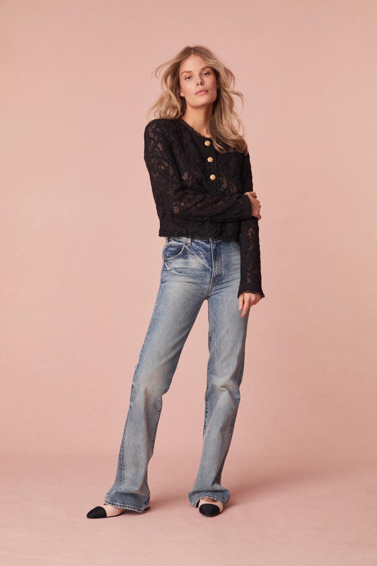 Richard Sheer Lace Jacket Product Image