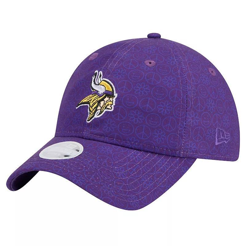 Womens New Era Minnesota Vikings Smiley 9TWENTY Adjustable Hat Product Image