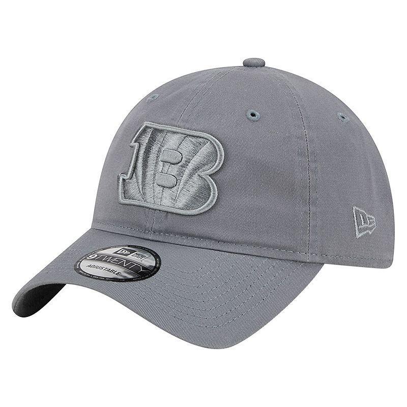 Men's New Era Gray Cincinnati Bengals Color Pack 9TWENTY Adjustable Hat, Grey Product Image