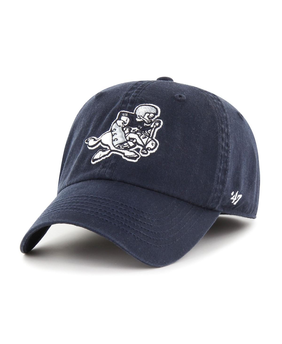 Men's '47 Navy Dallas Cowboys Gridiron Classics Franchise Legacy Fitted Hat, Size: Small, Blue Product Image
