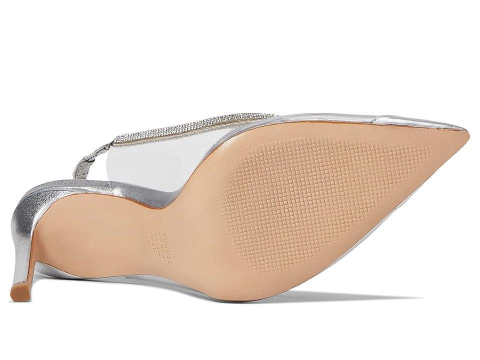 Schutz Audrey (Silver/Transparente/Cristal) Women's Shoes Product Image
