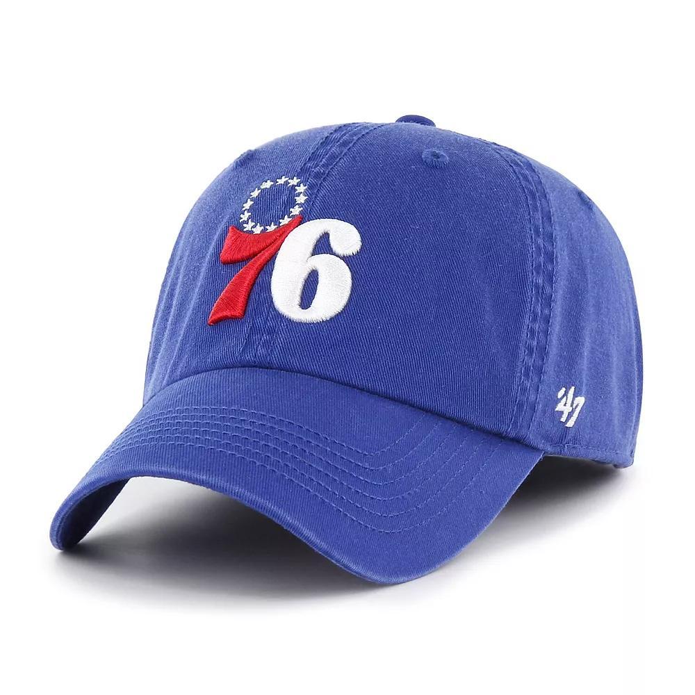 Men's '47 Royal Philadelphia 76ers  Classic Franchise Fitted Hat, Size: XL, 76r Blue Product Image