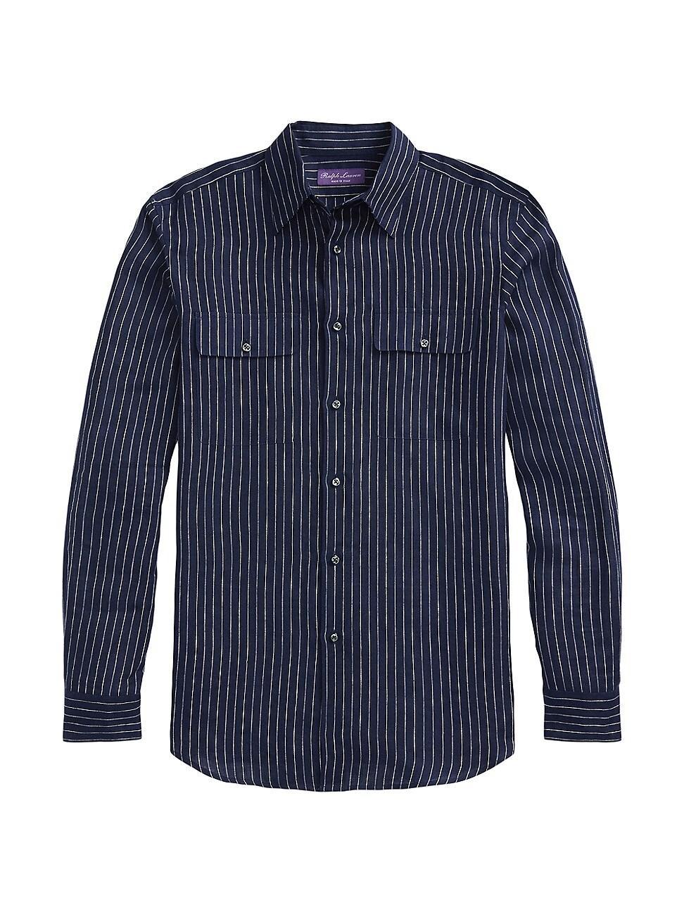 Mens Norfolk Pinstripe Button-Down Shirt Product Image
