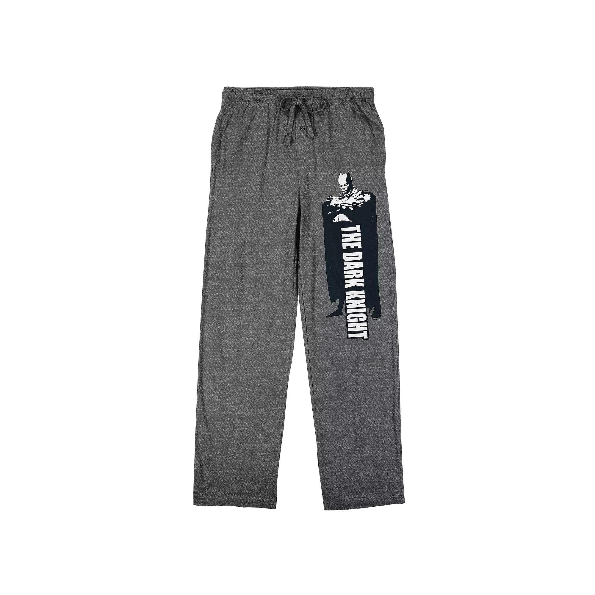 Men's Batman The Dark Knight Pajama Pants, Size: Large, Gray Product Image
