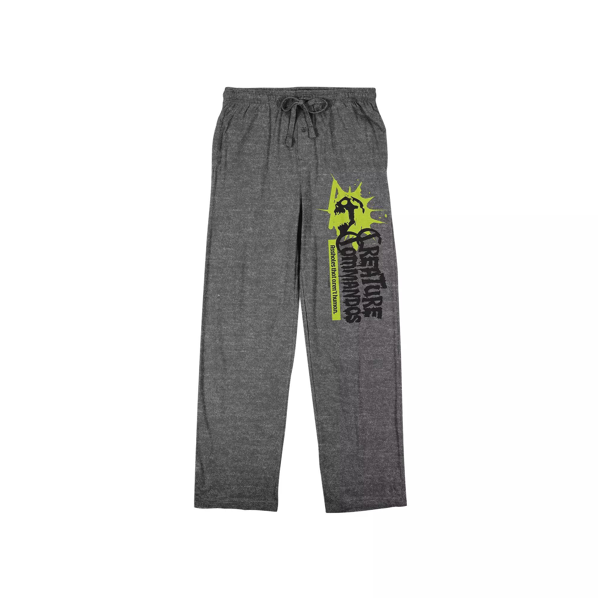 Men's Creature Commandos Sleep Pants, Size: Large, Black Product Image