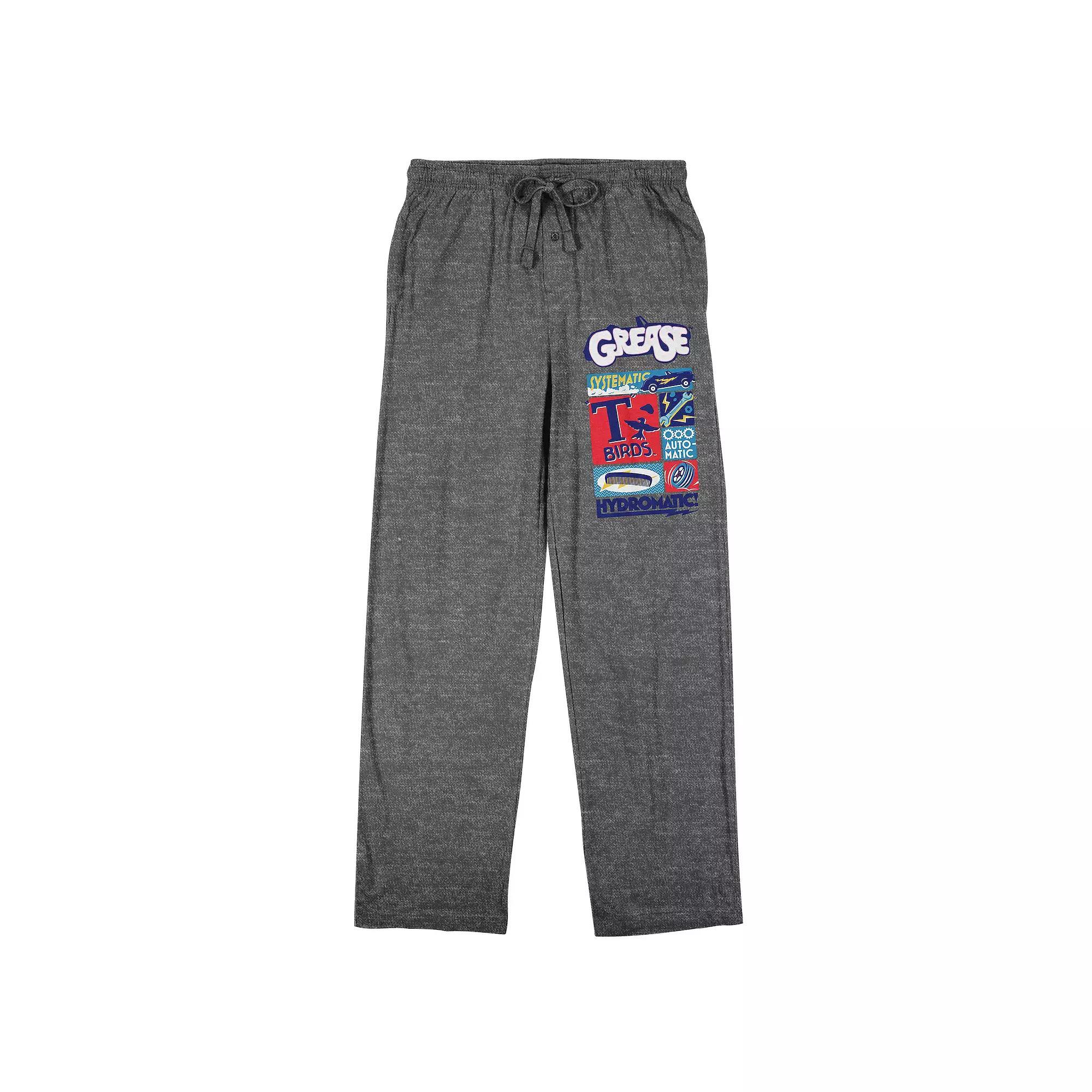 Men's Grease Pajama Pants, Size: Medium, Gray Product Image