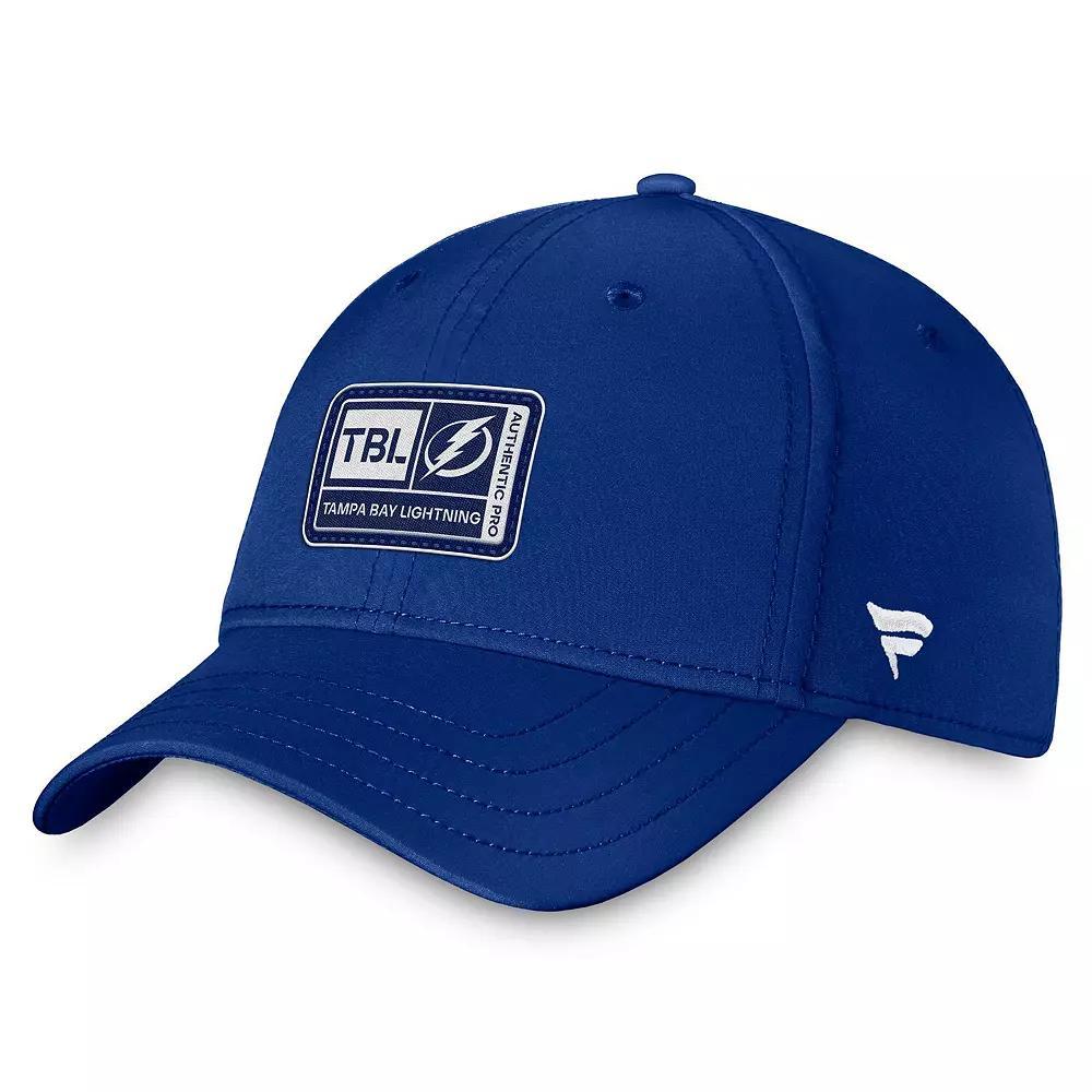 Men's Fanatics Branded  Blue Tampa Bay Lightning Authentic Pro Training Camp Flex Hat, Size: Medium/Large, Lgh Blue Product Image