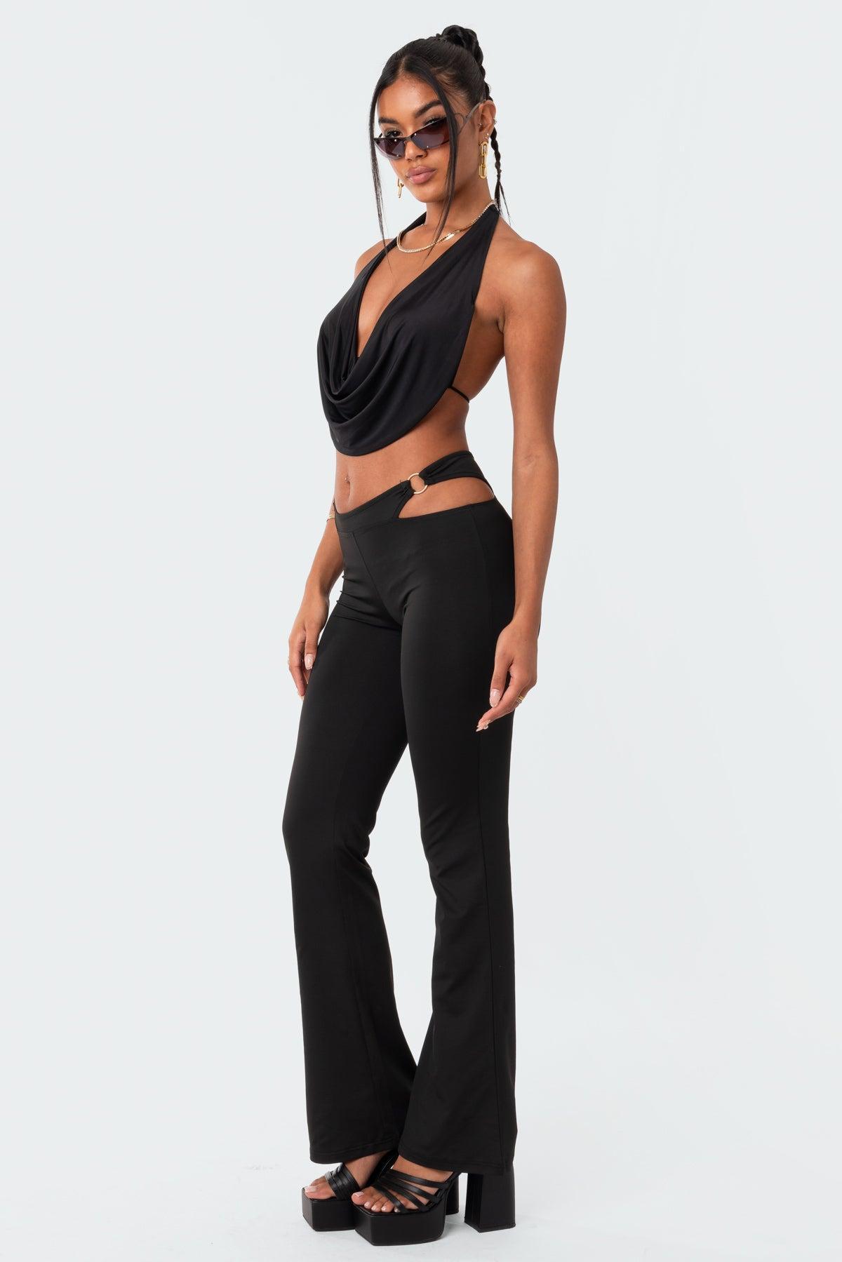 Monique Cropped Open-Back Top Product Image